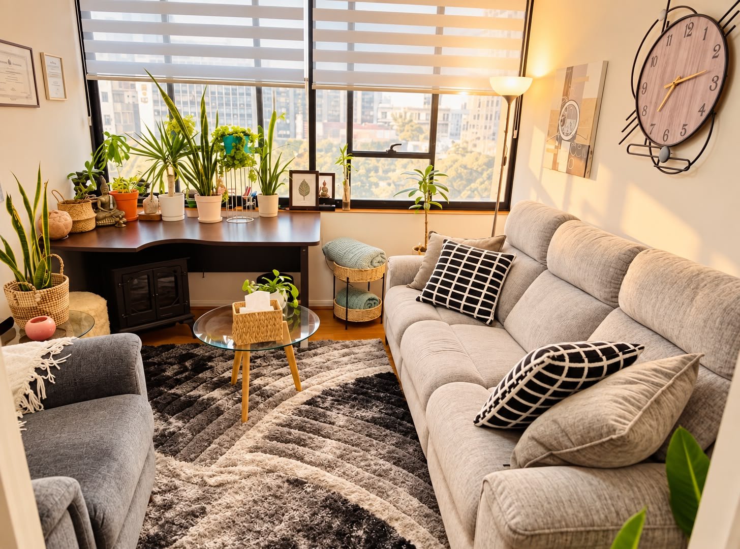 Sala de atención de la consulta de Freddy Covarrubias
